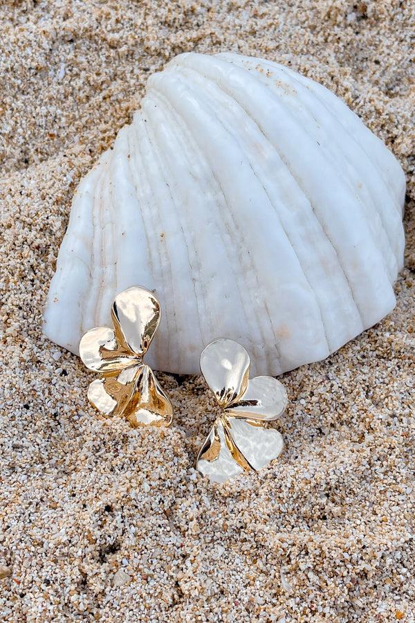 Lost In Paradise Alva Earrings Gold