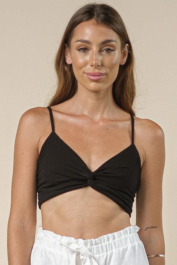 lost in paradise Andrea Top Black