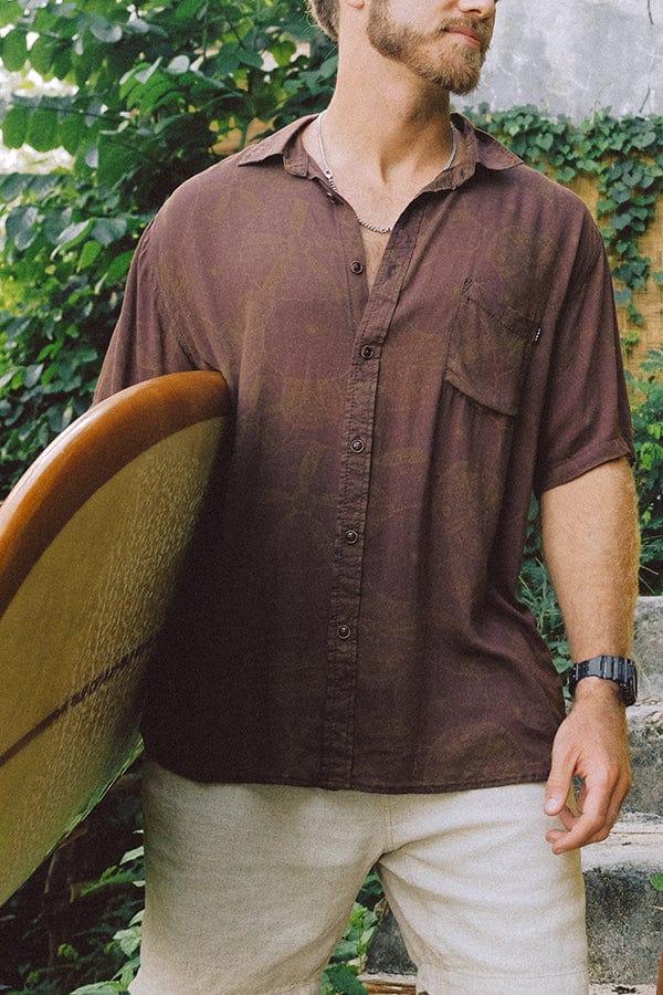 lost in paradise Anenom Shirt Brown