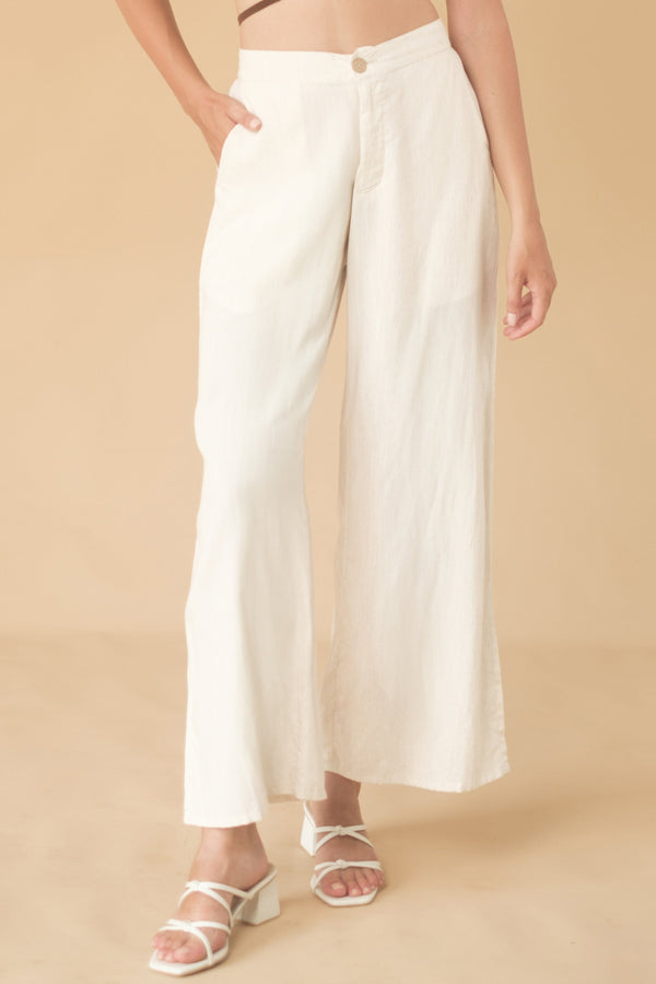 lost in paradise Annika Long Pant Cream