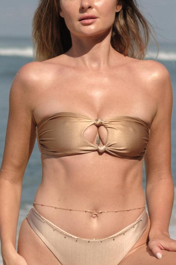 lost in paradise Aurel Top Light Brown