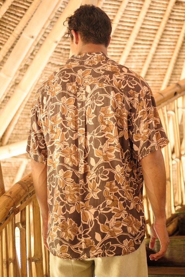 Lost In Paradise Autumn Shirt Brown