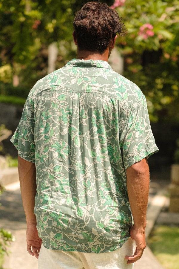 Lost In Paradise Autumn Shirt Green
