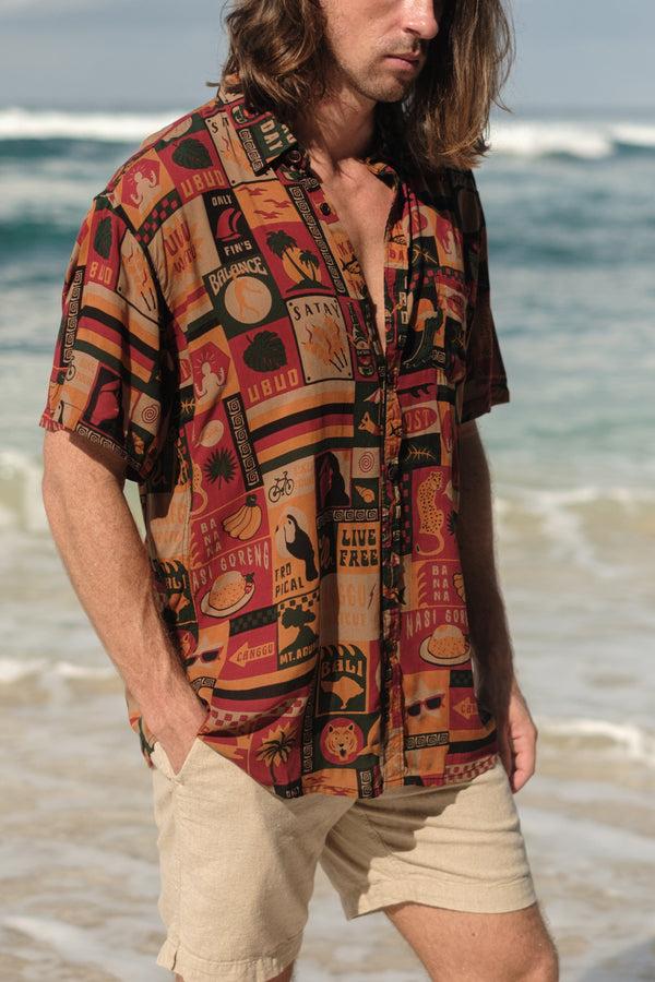 Lost In Paradise Bali's Best Shirt Red
