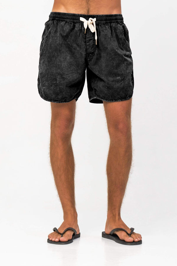 lost in paradise Basic Boardshort Black