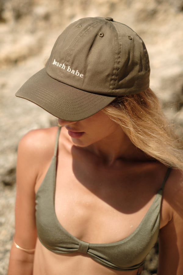Lost In Paradise Beach Babe Cap Green