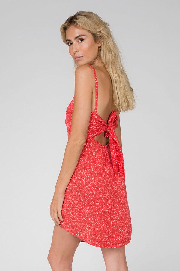 Lost In Paradise Bella Dress Red