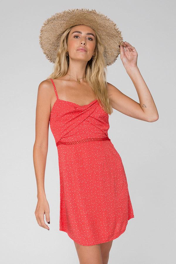lost in paradise Bella Dress Red