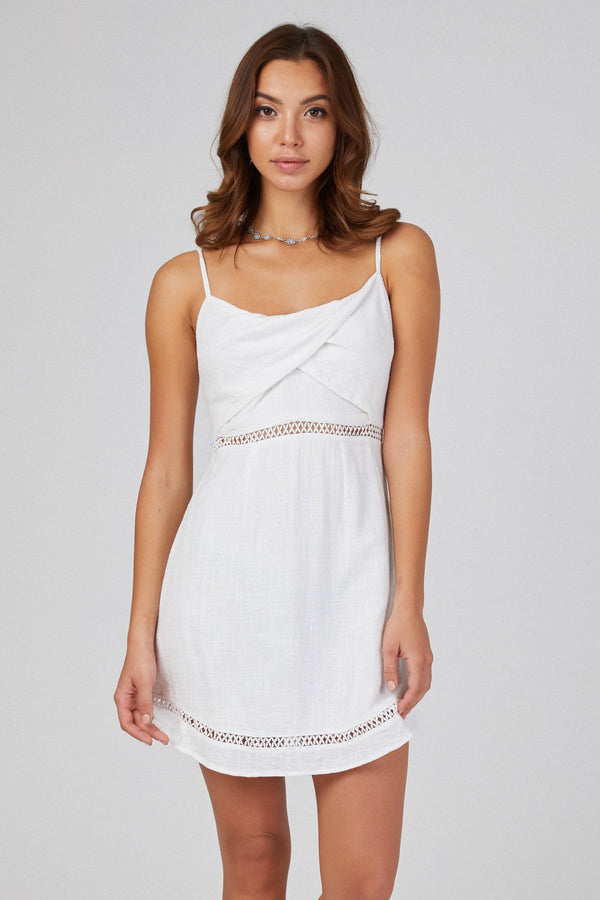 lost in paradise Bella Dress White
