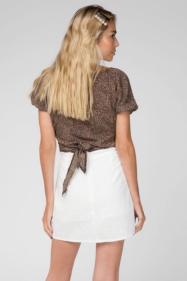 Lost In Paradise Berta Skirt White