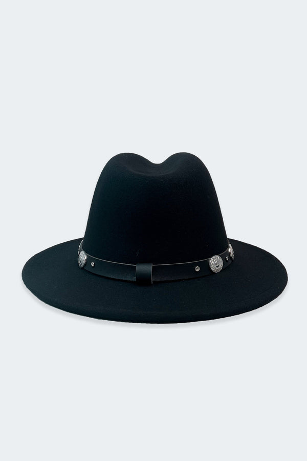 Lost In Paradise Beverly Fedora Hat Black