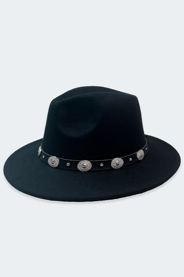 Lost In Paradise Beverly Fedora Hat Black