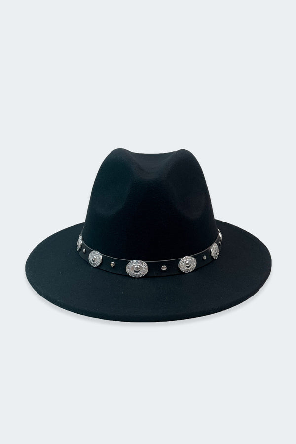 lost in paradise Beverly Fedora Hat Black