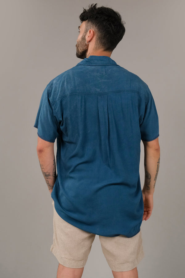 Lost In Paradise Bintik Shirt Blue