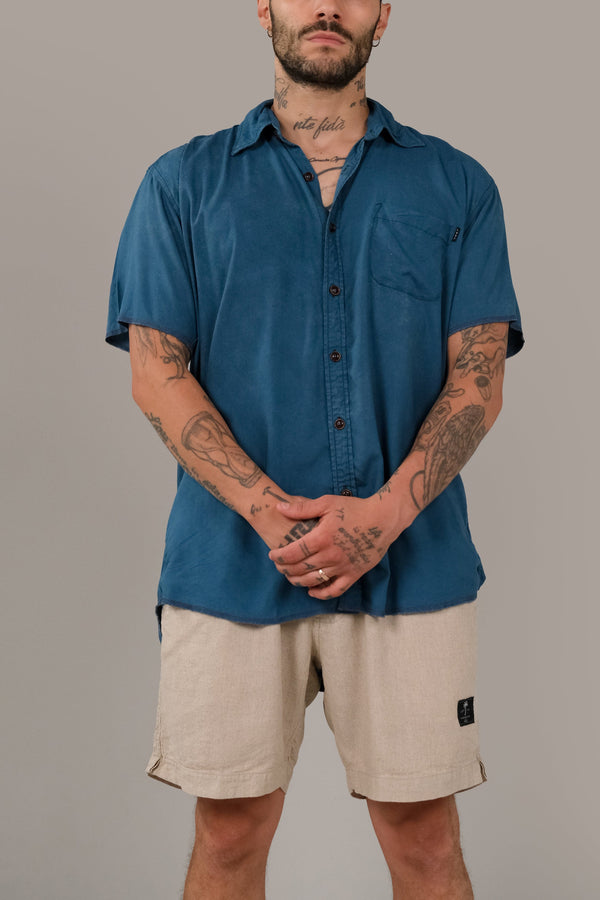 lost in paradise Bintik Shirt Blue