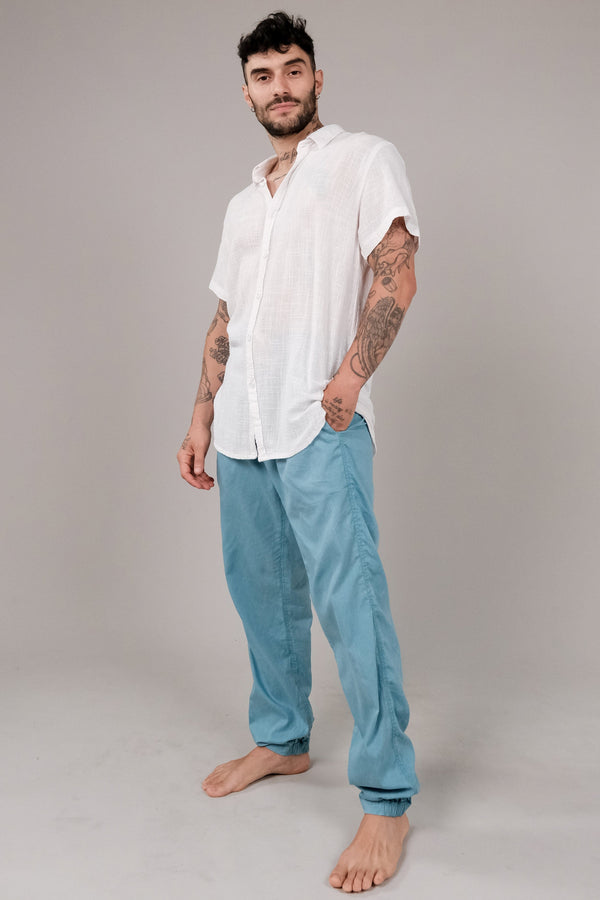 Lost In Paradise Cabana Shirt White