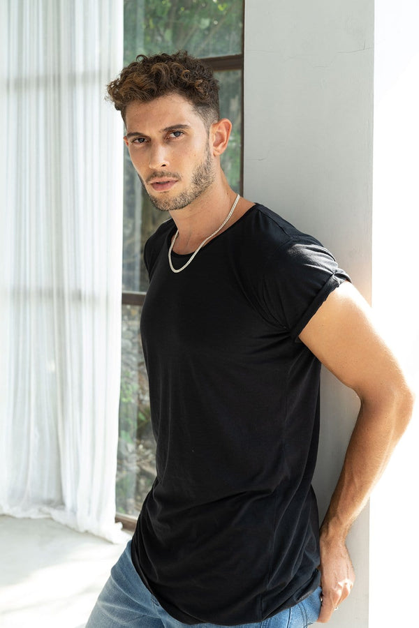 Lost In Paradise Cachi Tee Black