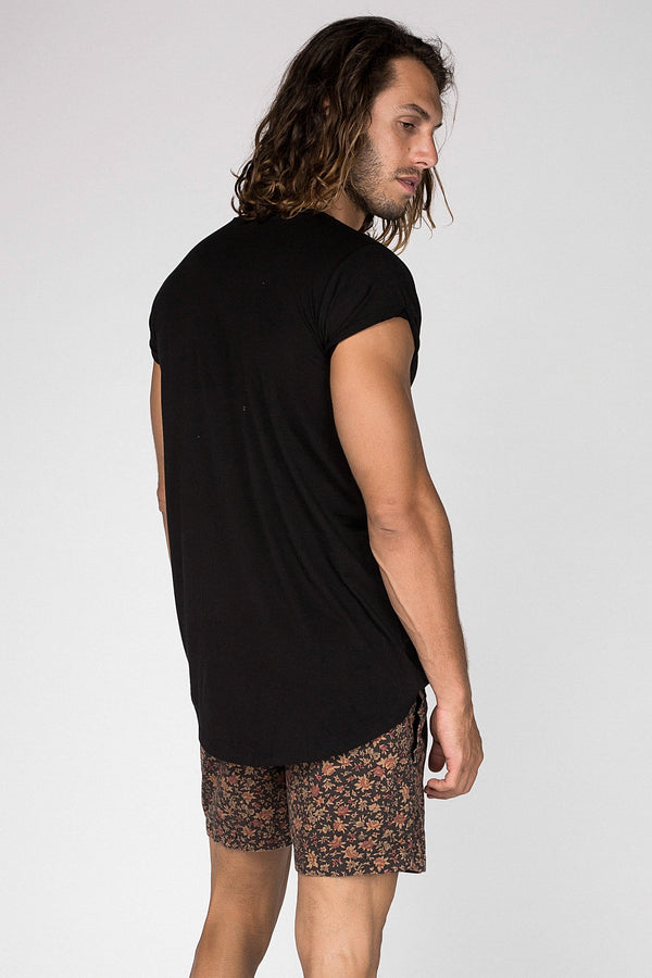Lost In Paradise Cachi Tee Black