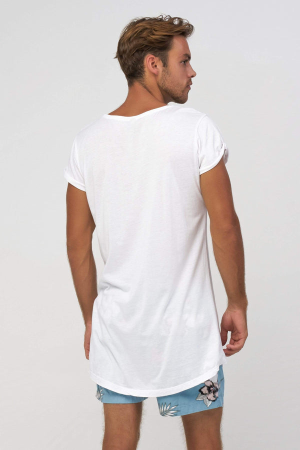 Lost In Paradise Cachi Tee White