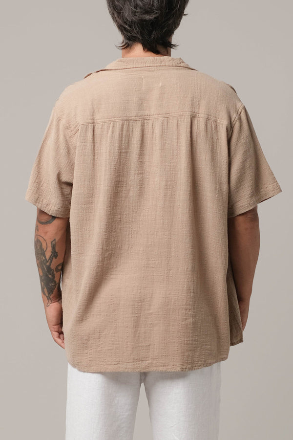 Lost In Paradise Chalet Shirt Light Brown