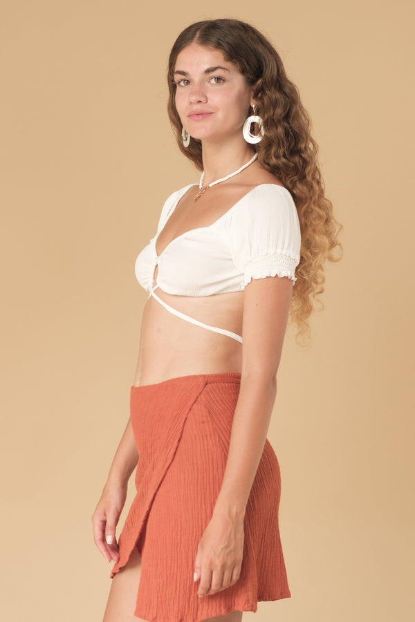 Lost In Paradise Circa Top White