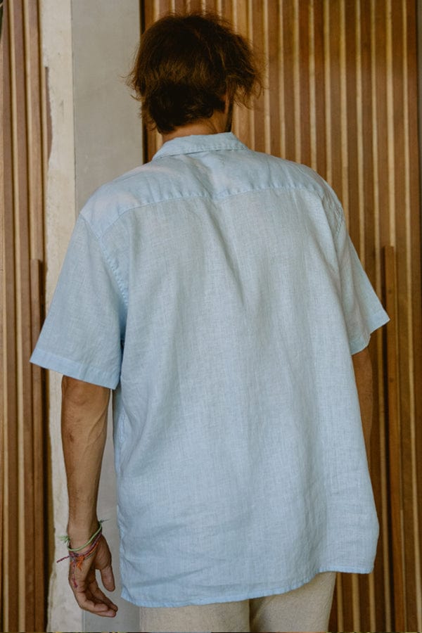 Lost In Paradise Cuba Shirt Blue