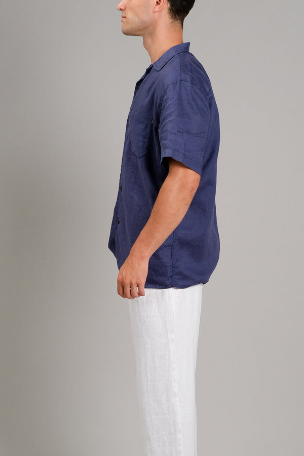 Lost In Paradise Cuba Shirt Blue