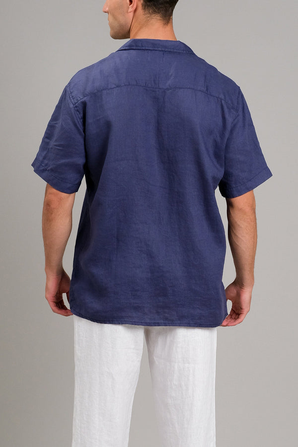 Lost In Paradise Cuba Shirt Blue