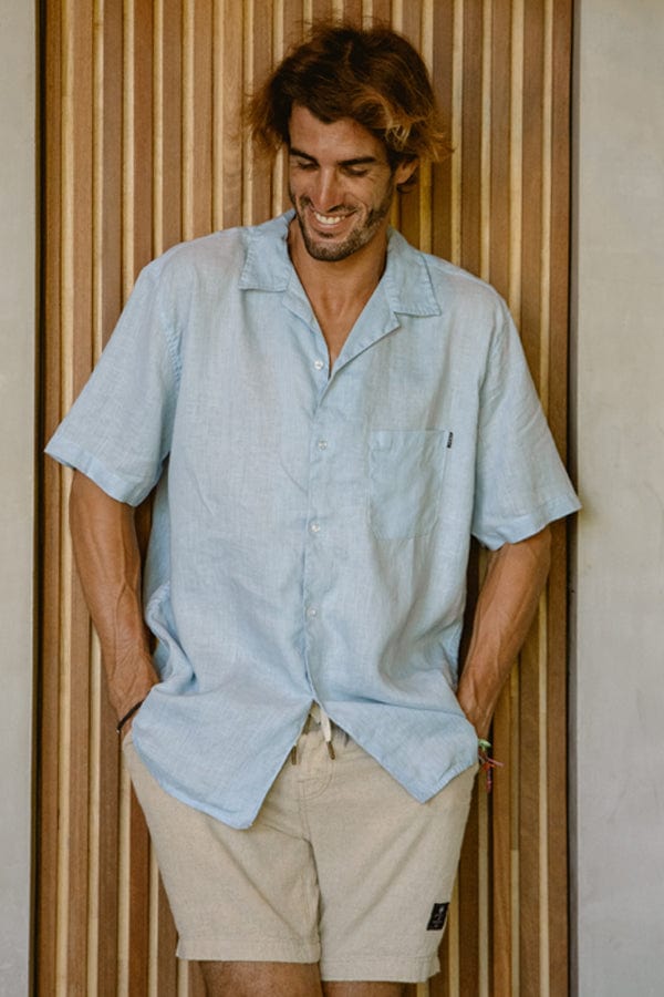 lost in paradise Cuba Shirt Blue