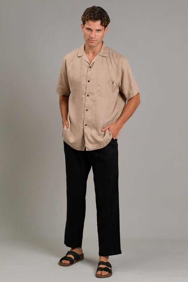 Lost In Paradise Cuba Shirt Brown