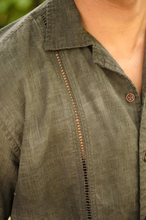 Lost In Paradise Cubano Shirt 2 Green