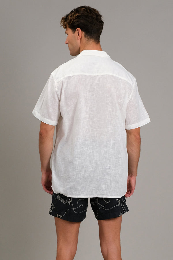 Lost In Paradise Cubano Shirt 2 White