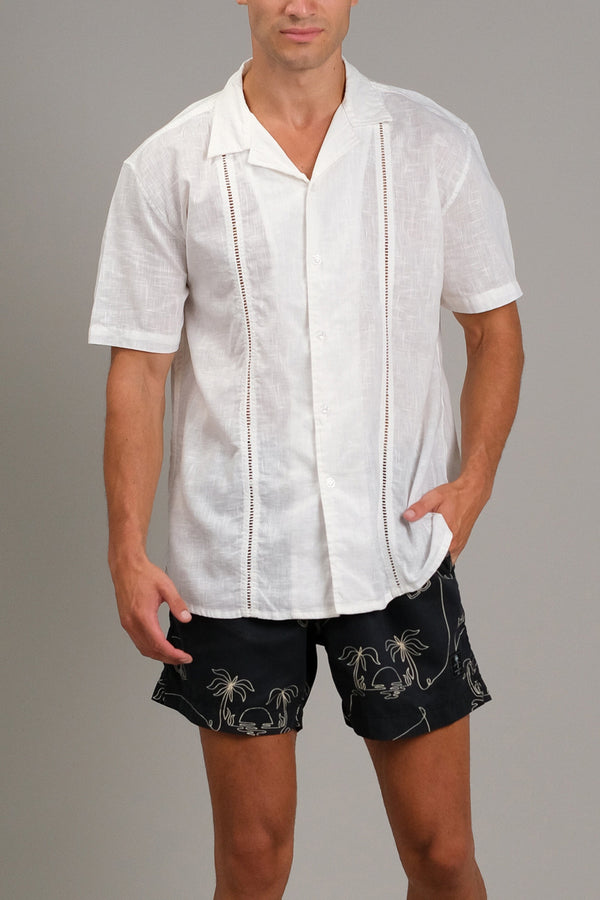 lost in paradise Cubano Shirt 2 White