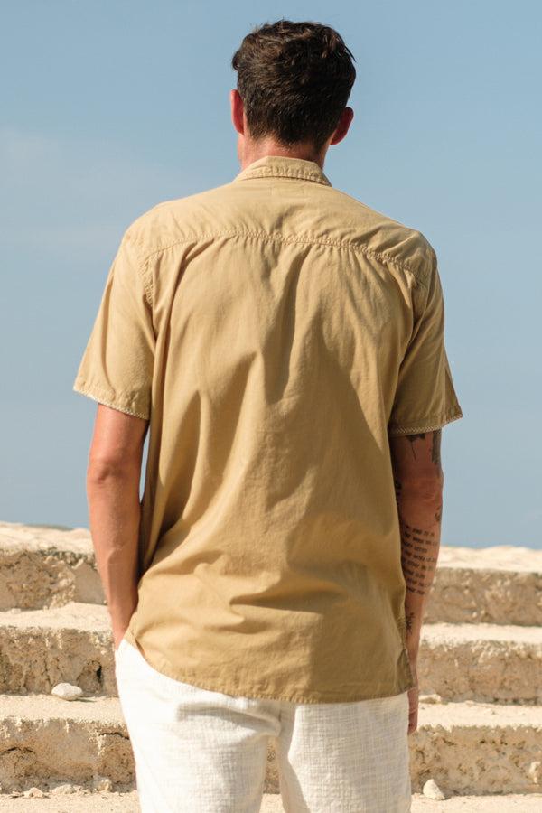 Lost In Paradise Cubano Shirt Light Brown