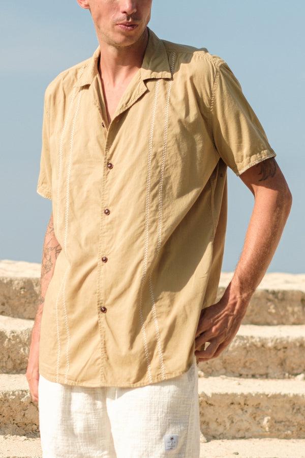 lost in paradise Cubano Shirt Light Brown