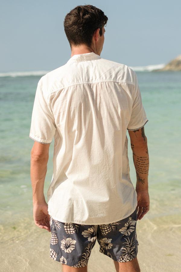 Lost In Paradise Cubano Shirt White