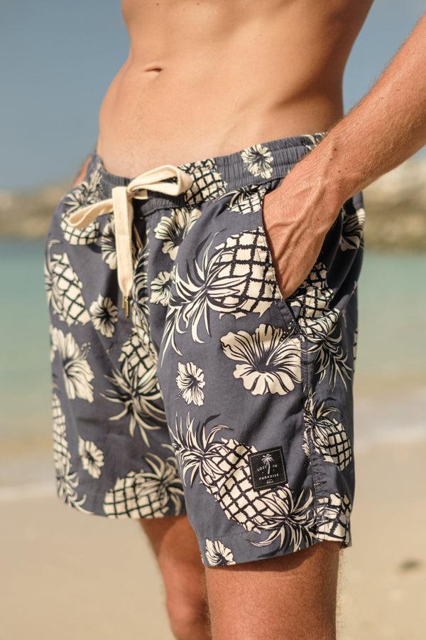 Lost In Paradise Dole Short Blue