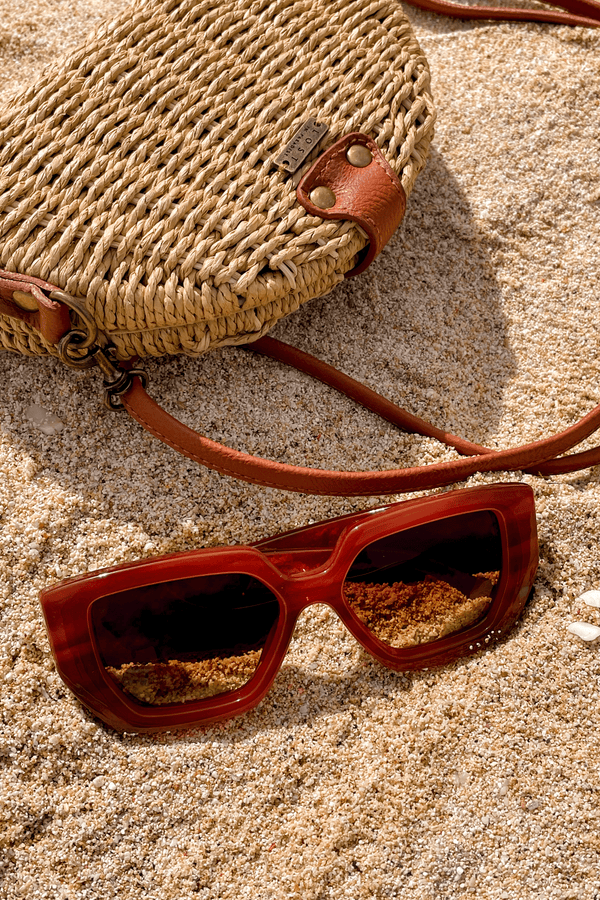 lost in paradise Elise Sunglasses Red