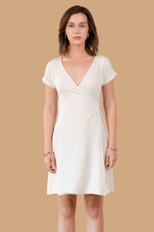 lost in paradise Elodie Dress Cream