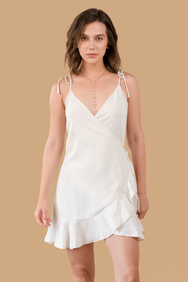 lost in paradise Eloise Dress Cream