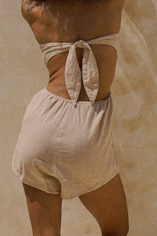 Lost In Paradise Elowen Playsuit Cream