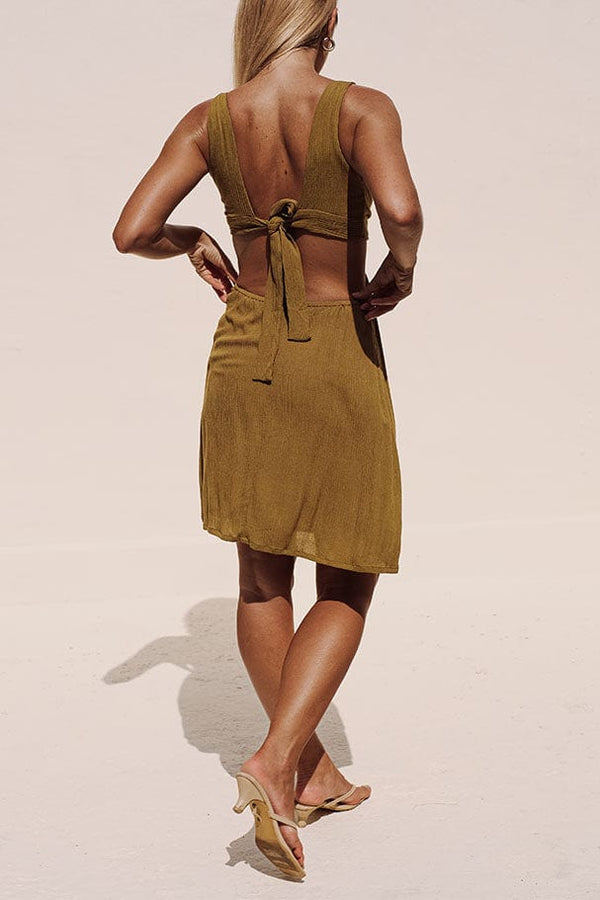 Lost In Paradise Elvie Dress Green