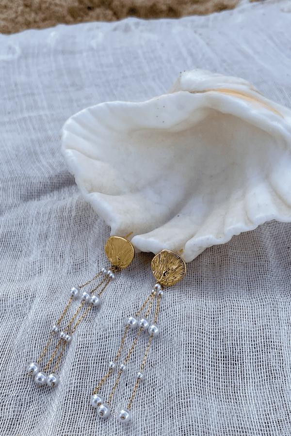 Lost In Paradise Enora Earrings Gold