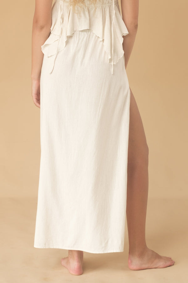 Lost In Paradise Esme Skirt Cream