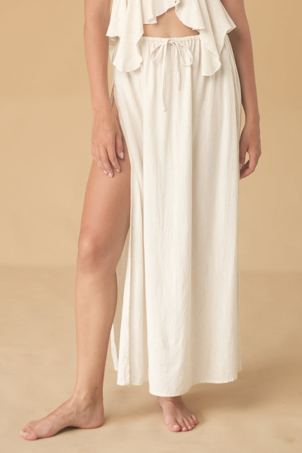 lost in paradise Esme Skirt Cream