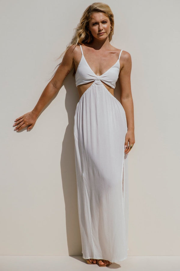 Lost In Paradise Estelle Maxi Dress White