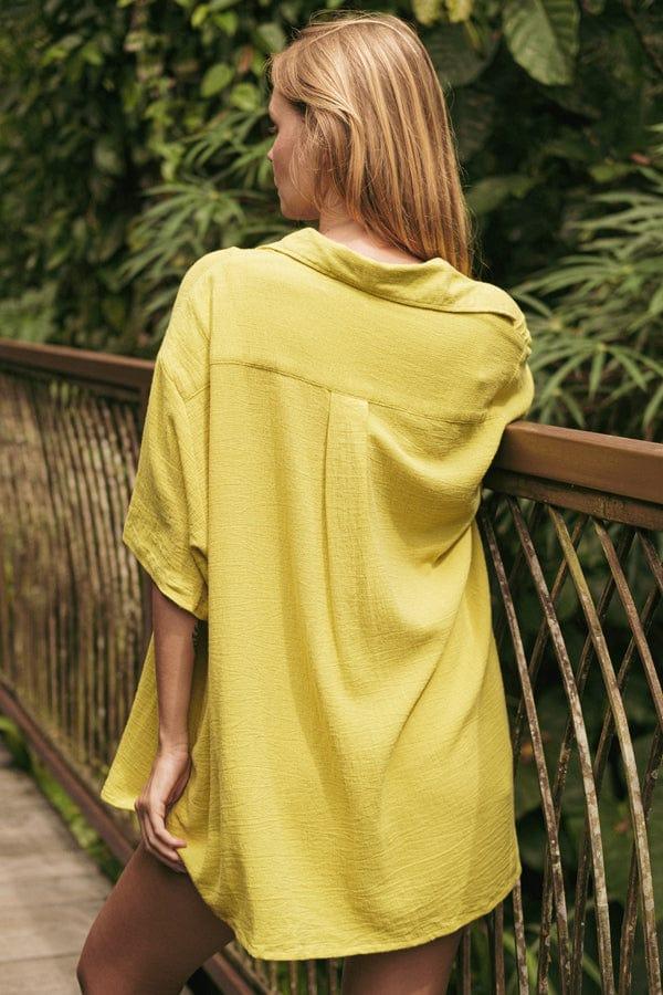 Lost In Paradise Everly Oversize Shirt Light Green