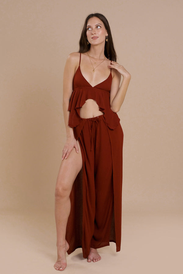 Lost In Paradise Faye Top Red