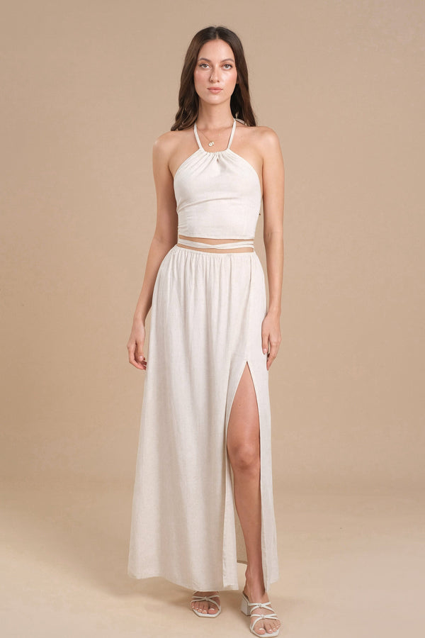 lost in paradise Florence Dress Cream