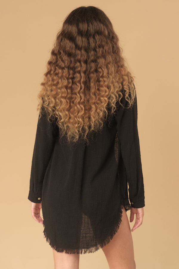 Lost In Paradise Freya Shirt Black